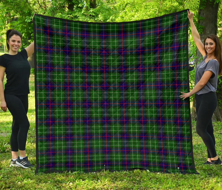 Scottish Leslie Hunting Clan Tartan Quilt Tartan Plaid 1