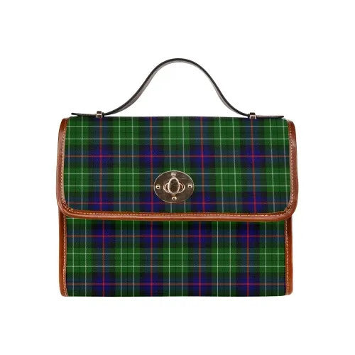 Scottish Leslie Hunting Clan Tartan Waterproof Canvas Bag Tartan Plaid 1