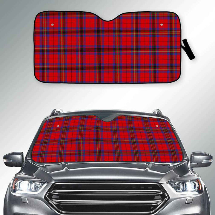 Scottish Leslie Modern Clan Tartan Car Windshield Sun Shade Tartan Plaid 2