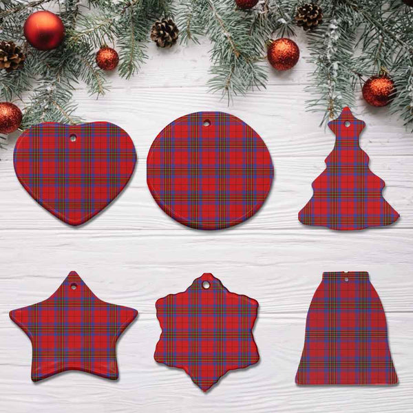 Scottish Leslie Modern Clan Tartan Ceramic Ornament All Tartan Plaid
