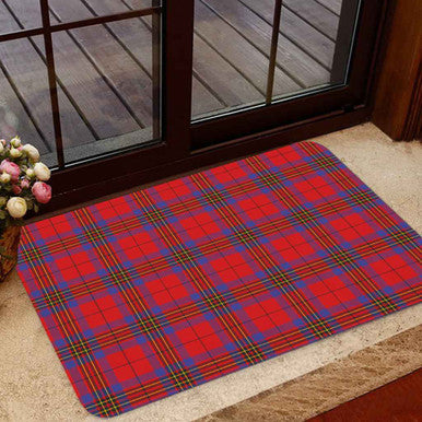 Scottish Leslie Modern Clan Tartan Door Mat Tartan Plaid 1