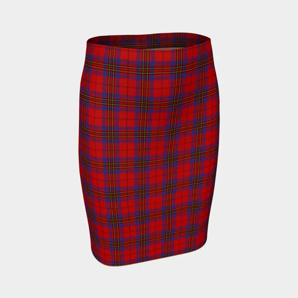Scottish Leslie Modern Clan Tartan Fitted Skirt Tartan Plaid 1