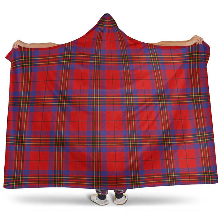 Scottish Leslie Modern Clan Tartan Hooded Blanket Tartan Plaid 1