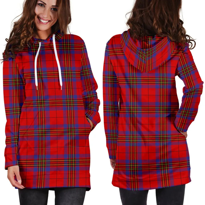 Scottish Leslie Modern Clan Tartan Hoodie Dress