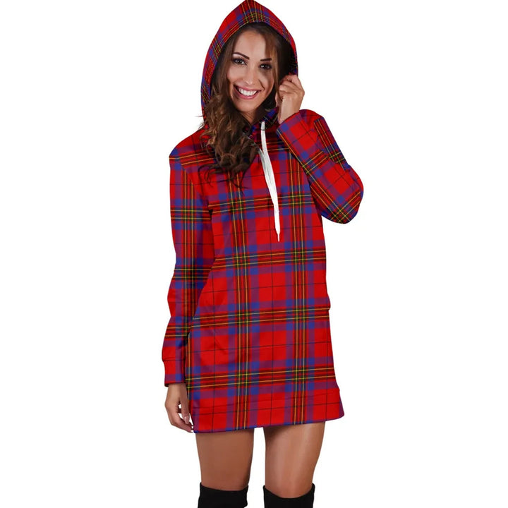 Scottish Leslie Modern Clan Tartan Hoodie Dress