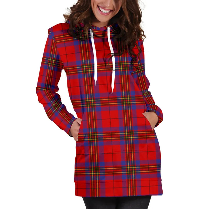Scottish Leslie Modern Clan Tartan Hoodie Dress