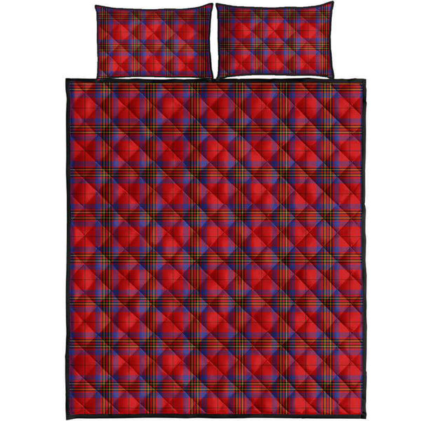Scottish Leslie Modern Clan Tartan Quilt Bed Set Tartan Plaid 1