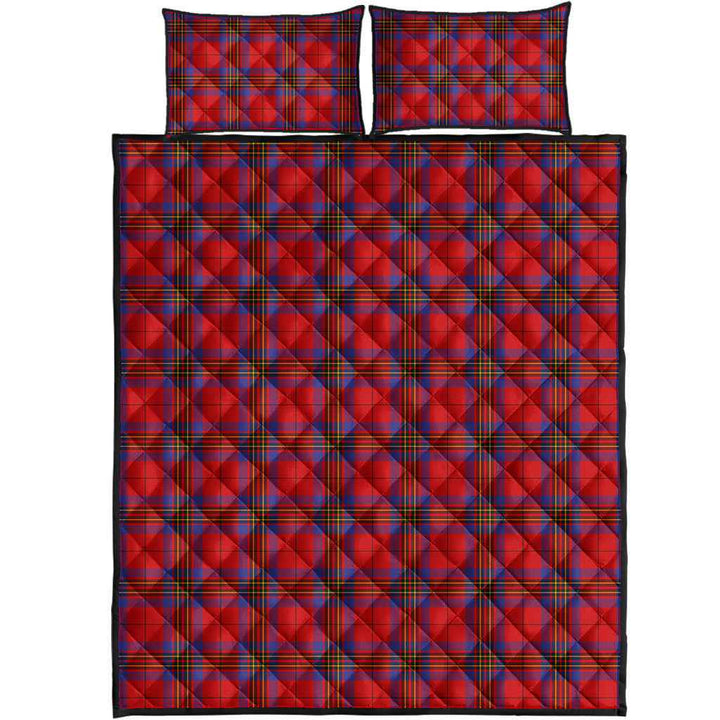 Scottish Leslie Modern Clan Tartan Quilt Bed Set Tartan Plaid 1
