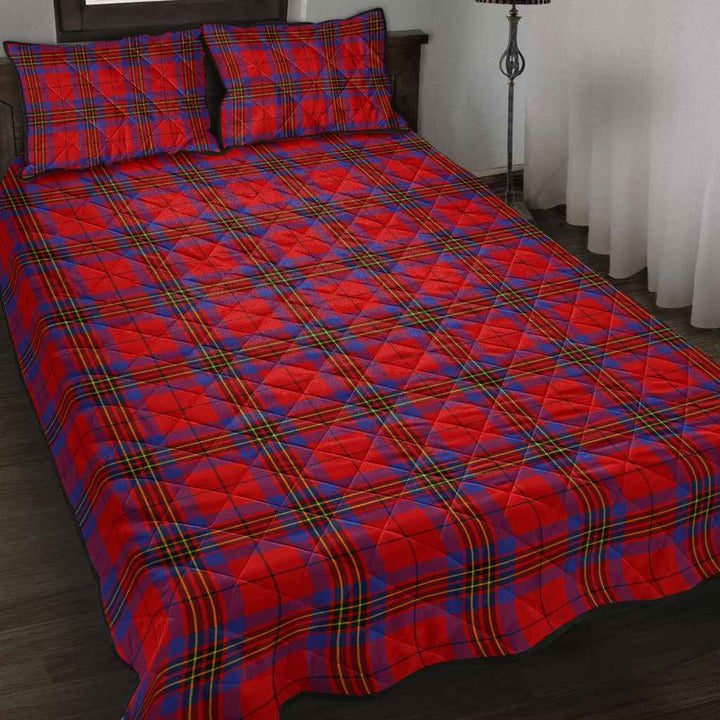 Scottish Leslie Modern Clan Tartan Quilt Bed Set Tartan Plaid 2