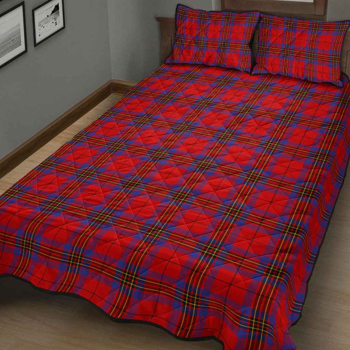 Scottish Leslie Modern Clan Tartan Quilt Bed Set Tartan Plaid 3