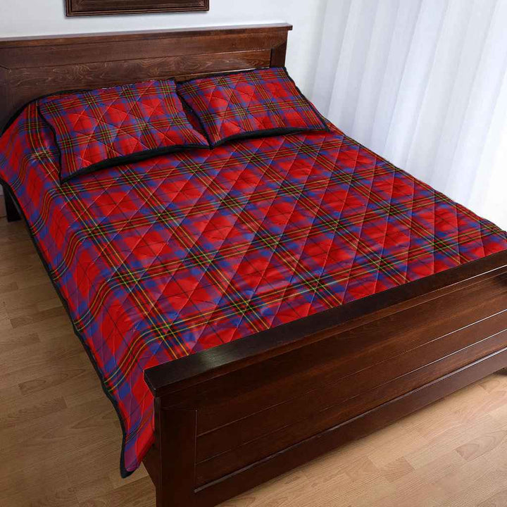 Scottish Leslie Modern Clan Tartan Quilt Bed Set Tartan Plaid 4