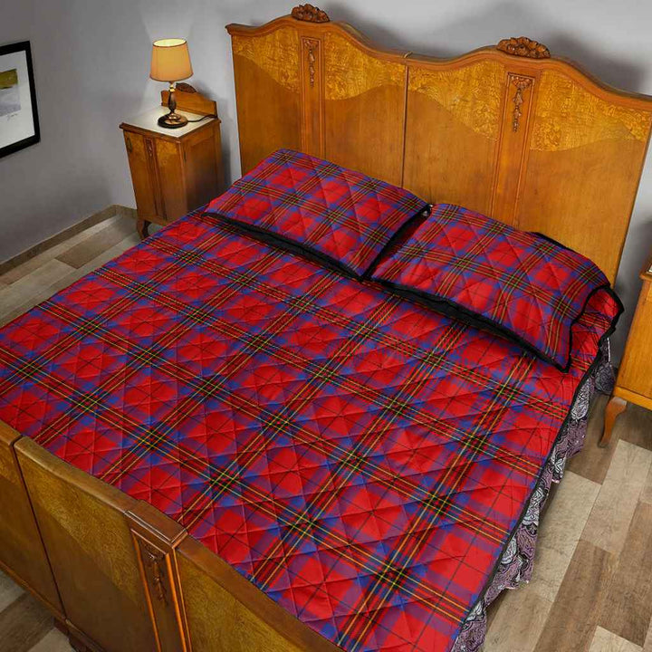 Scottish Leslie Modern Clan Tartan Quilt Bed Set Tartan Plaid 5