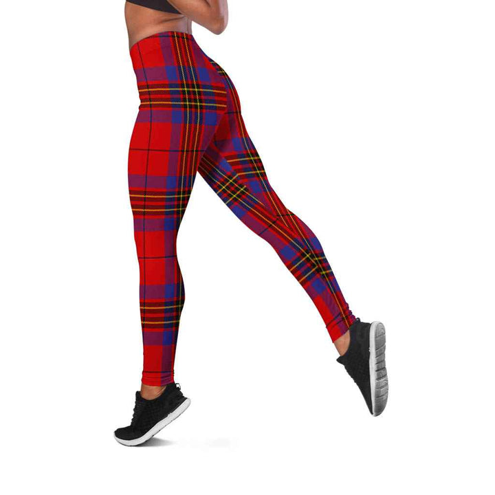 Scottish Leslie Modern Clan Tartan Women Leggings Tartan Plaid 2