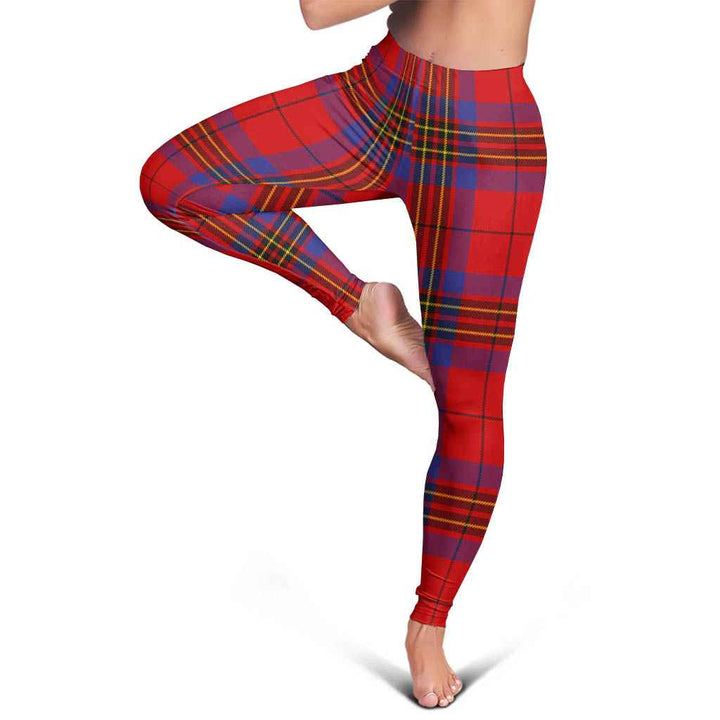 Scottish Leslie Modern Clan Tartan Women Leggings Tartan Plaid 5