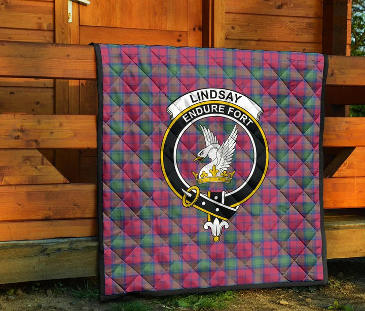 Scottish Lindsay Ancient Clan Crest Tartan Quilt Tartan Plaid 7