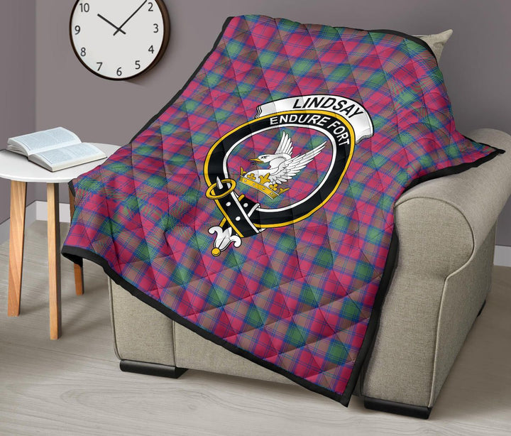 Scottish Lindsay Ancient Clan Crest Tartan Quilt Tartan Plaid 9