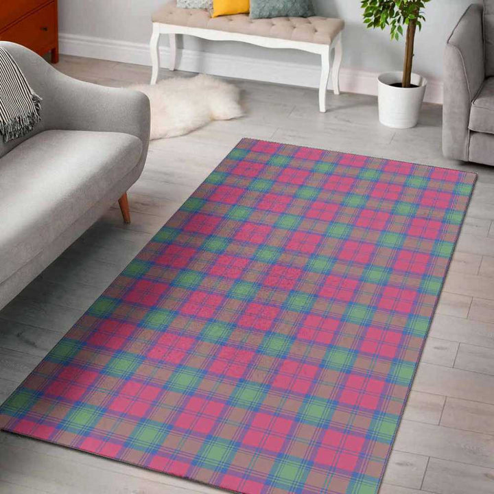 Scottish Lindsay Ancient Clan Tartan Area Rug Tartan Plaid 1