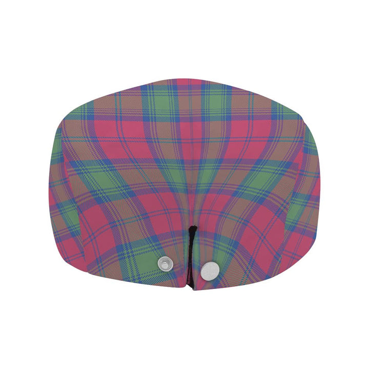 Scottish Lindsay Ancient Clan Tartan Flat Cap Tartan Plaid 4