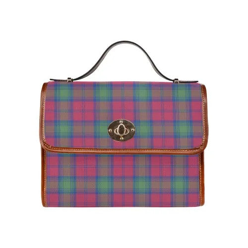 Scottish Lindsay Ancient Clan Tartan Waterproof Canvas Bag Tartan Plaid 2