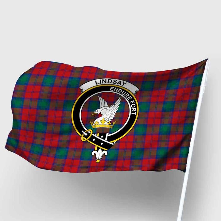 Scottish Lindsay Clan Crest Tartan Flag Parade Tartan Plaid 2