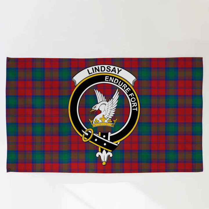 Scottish Lindsay Clan Crest Tartan Flag Parade Tartan Plaid 3