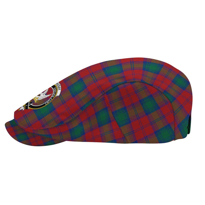 Scottish Lindsay Clan Crest Tartan Flat Cap Tartan Plaid 3