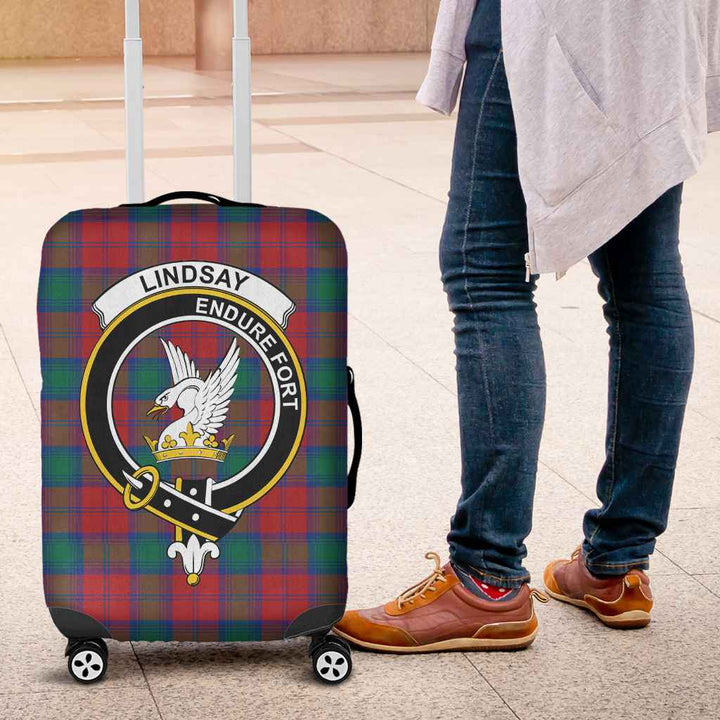 Scottish Lindsay Clan Crest Tartan Luggage Cover Tartan Plaid 4