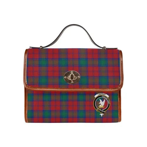 Scottish Lindsay Clan Crest Tartan Waterproof Canvas Bag Tartan Plaid 1