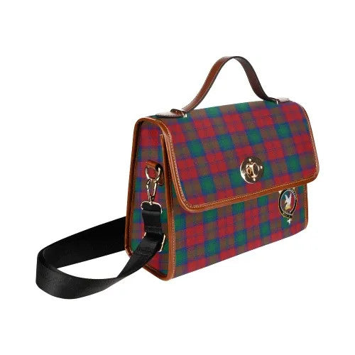 Scottish Lindsay Clan Crest Tartan Waterproof Canvas Bag Tartan Plaid 3