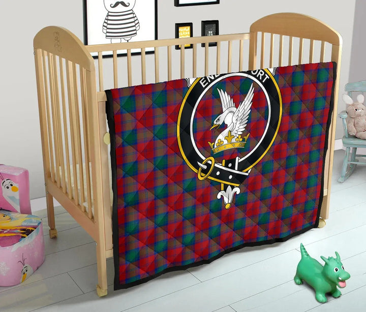 Scottish Lindsay Modern Clan Crest Tartan Quilt Tartan Plaid 13