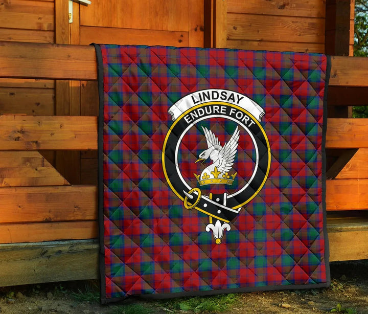 Scottish Lindsay Modern Clan Crest Tartan Quilt Tartan Plaid 7