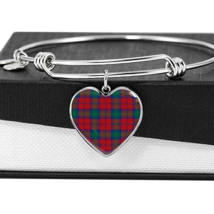 Scottish Lindsay Modern Clan Tartan Bangle Heart Tartan Plaid 5