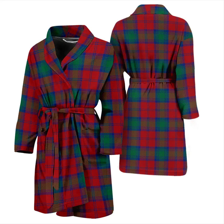 Scottish Lindsay Modern Clan Tartan Bathrobe 3