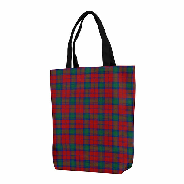 Scottish Lindsay Modern Clan Tartan Canvas Bag With Shoulder Strap Tartan Plaid 1