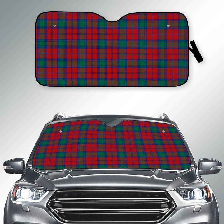 Scottish Lindsay Modern Clan Tartan Car Windshield Sun Shade Tartan Plaid 2