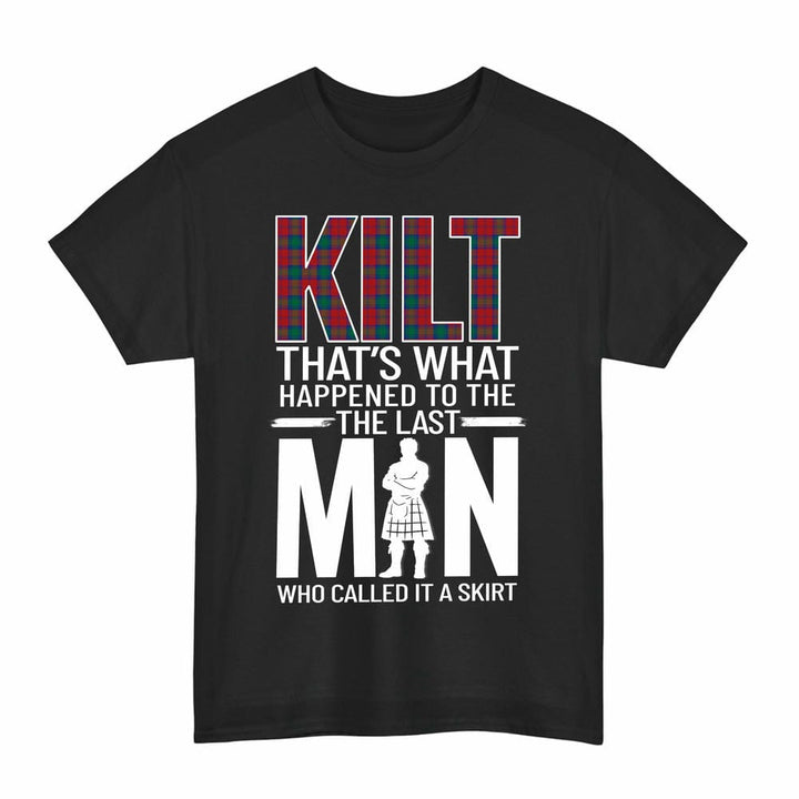 Scottish Lindsay Modern Clan Tartan Funny Scotland Kilt T-Shirt Tartan Plaid Black Color