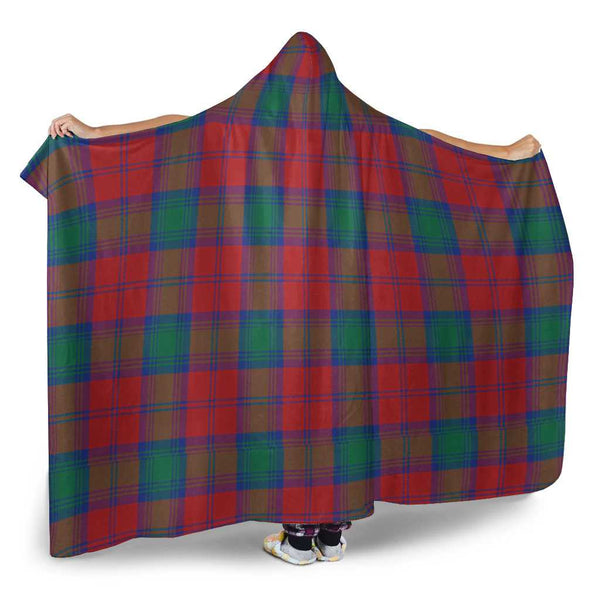 Scottish Lindsay Modern Clan Tartan Hooded Blanket Tartan Plaid 2