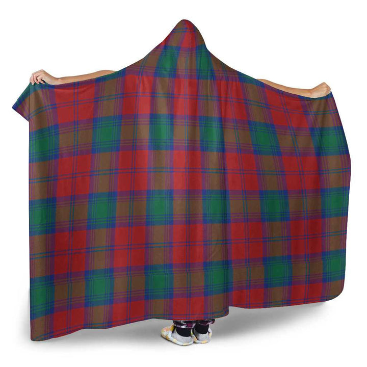Scottish Lindsay Modern Clan Tartan Hooded Blanket Tartan Plaid 2