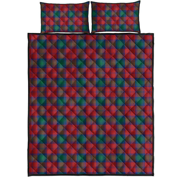 Scottish Lindsay Modern Clan Tartan Quilt Bed Set Tartan Plaid 1