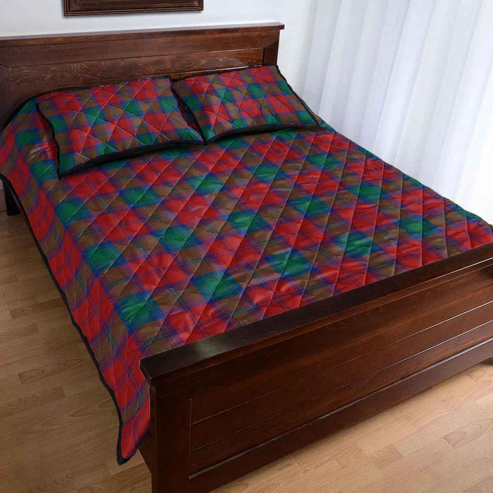 Scottish Lindsay Modern Clan Tartan Quilt Bed Set Tartan Plaid 4