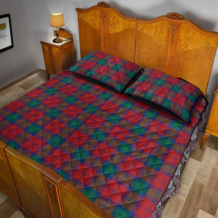 Scottish Lindsay Modern Clan Tartan Quilt Bed Set Tartan Plaid 5