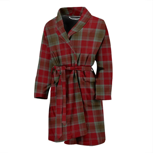 Scottish Lindsay Weathered Clan Tartan Bathrobe 2