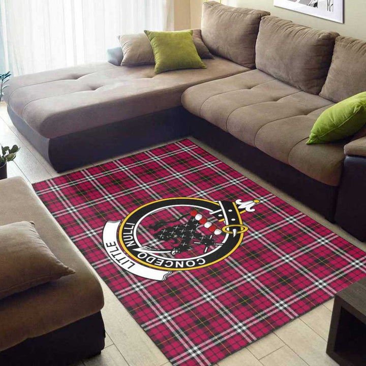 Scottish Little Clan Crest Tartan Area Rug Tartan Plaid 2