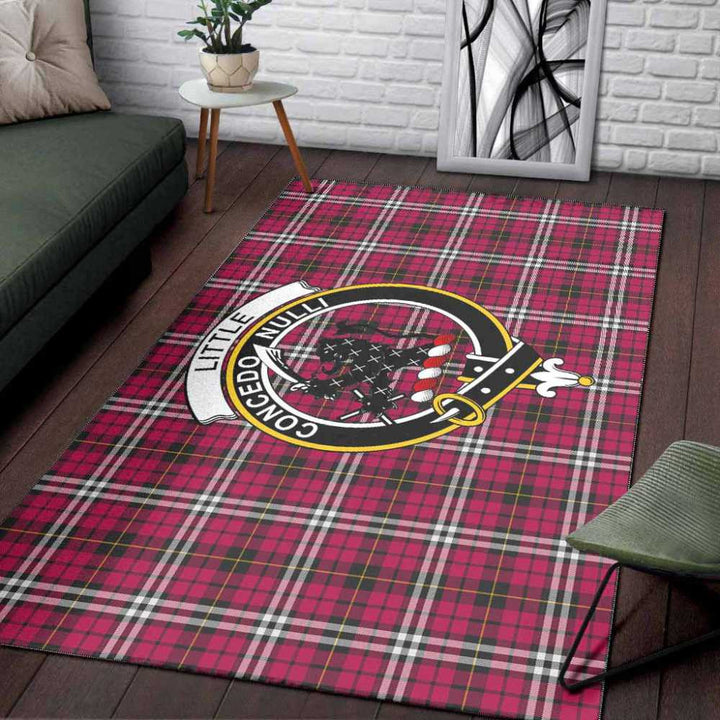 Scottish Little Clan Crest Tartan Area Rug Tartan Plaid 3
