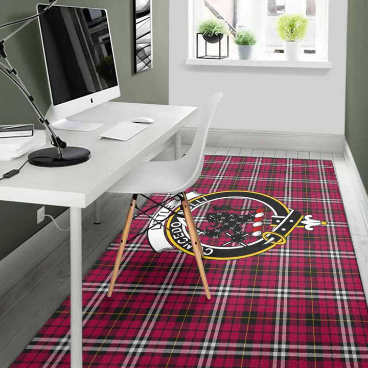 Scottish Little Clan Crest Tartan Area Rug Tartan Plaid 4