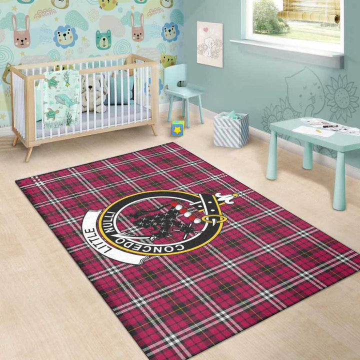 Scottish Little Clan Crest Tartan Area Rug Tartan Plaid 5