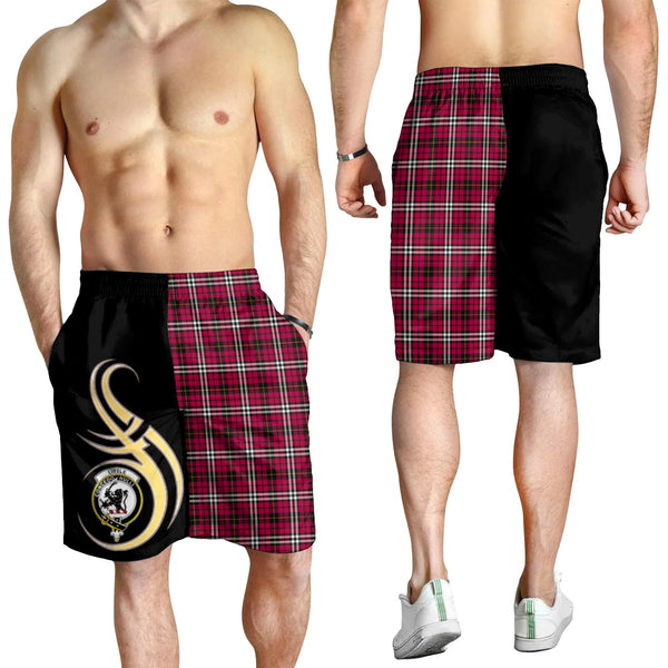 Scottish Little Clan Crest Tartan Believe in Me Men's Shorts