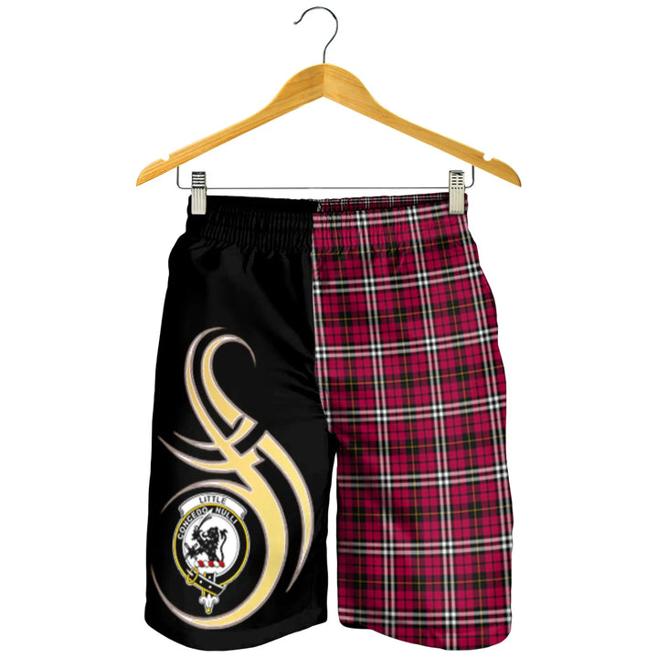 Scottish Little Clan Crest Tartan Believe in Me Men's Shorts