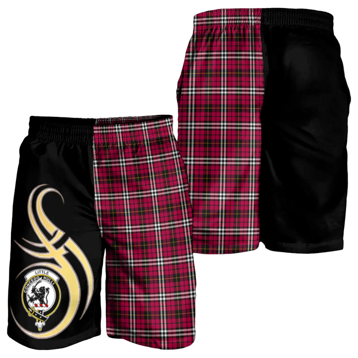 Scottish Little Clan Crest Tartan Believe in Me Men's Shorts