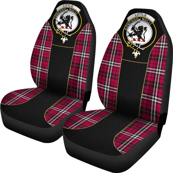 Scottish Little Clan Crest Tartan Car Seat Covers - Special Style 2